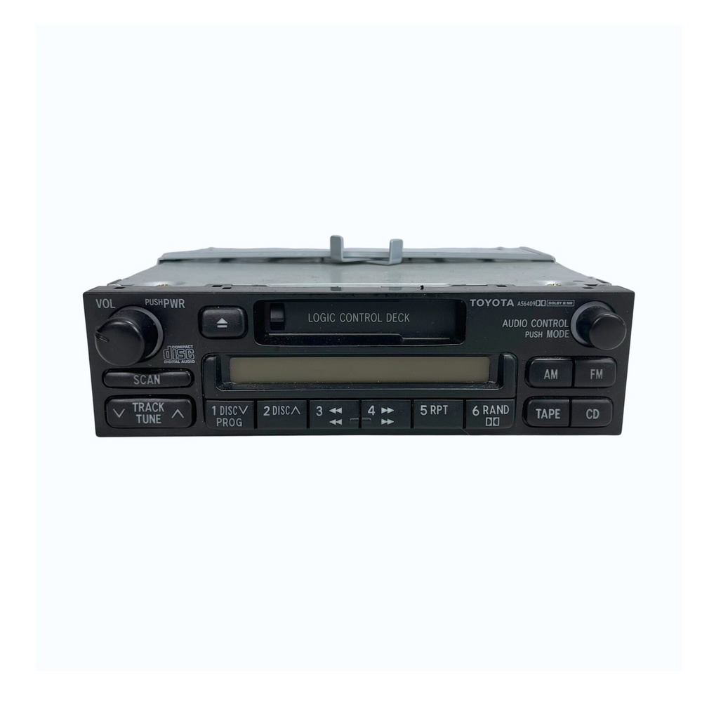 1997-2002 Toyota RAV4 Corolla Tacoma Radio AMFM Cassette 86120-04090 Face A56409